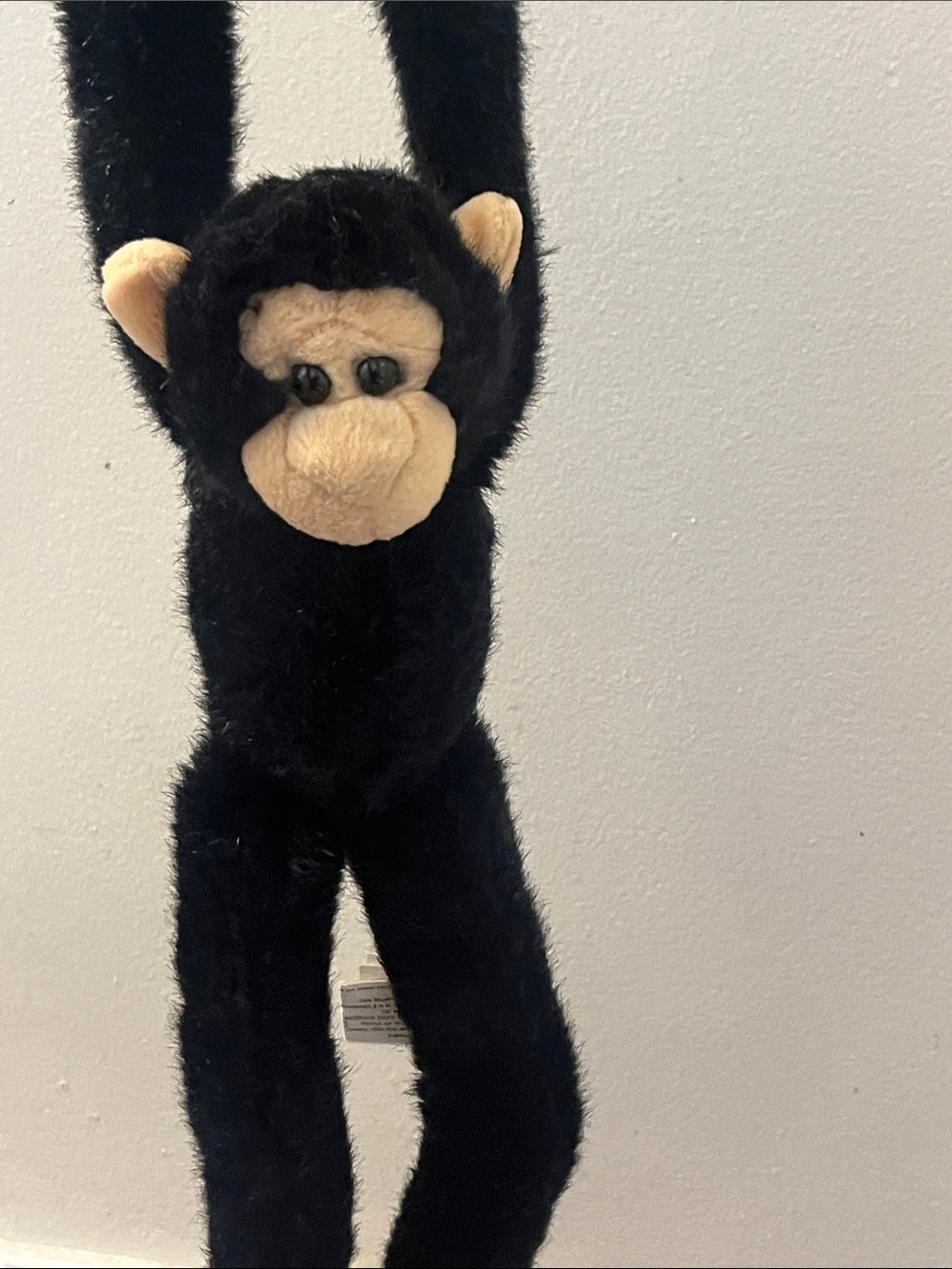 Wild Republic Plush Black and Cream Monkey Stuffed Animal - Soft Cuddly Toy